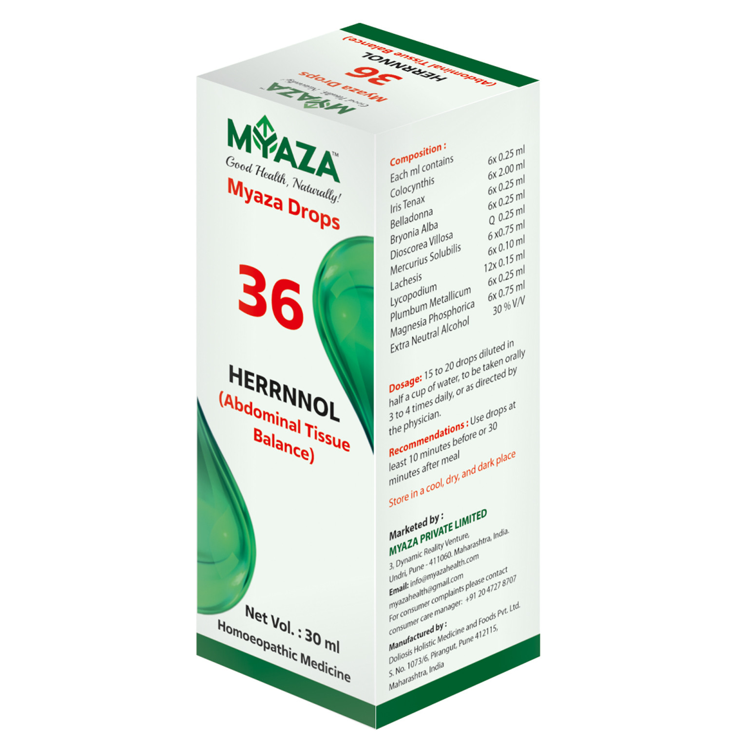 Herrnnol - Myaza Drops No. 36