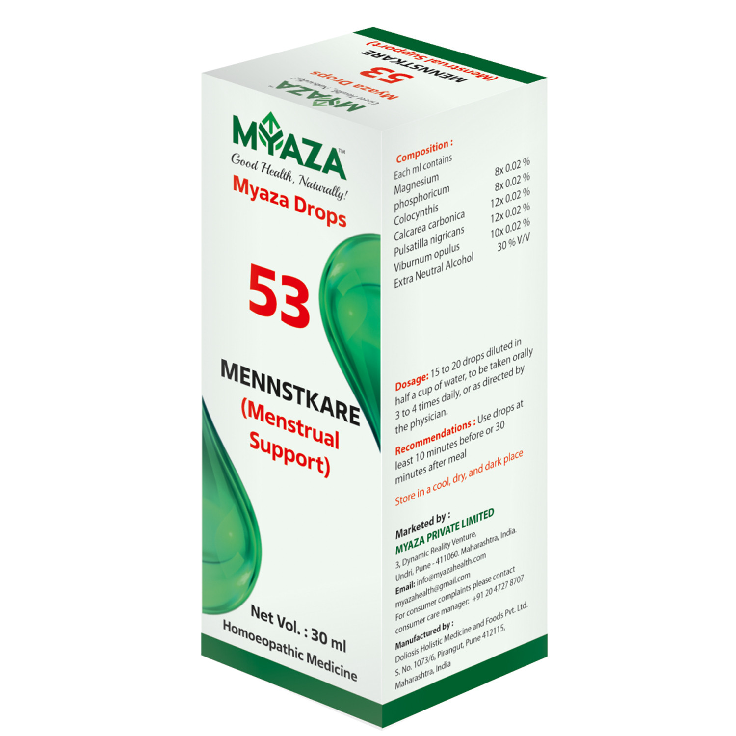 Mennstkare - Myaza Drops No. 53