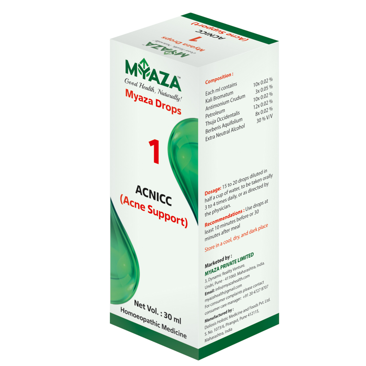 Acnicc - Myaza Drops No. 1