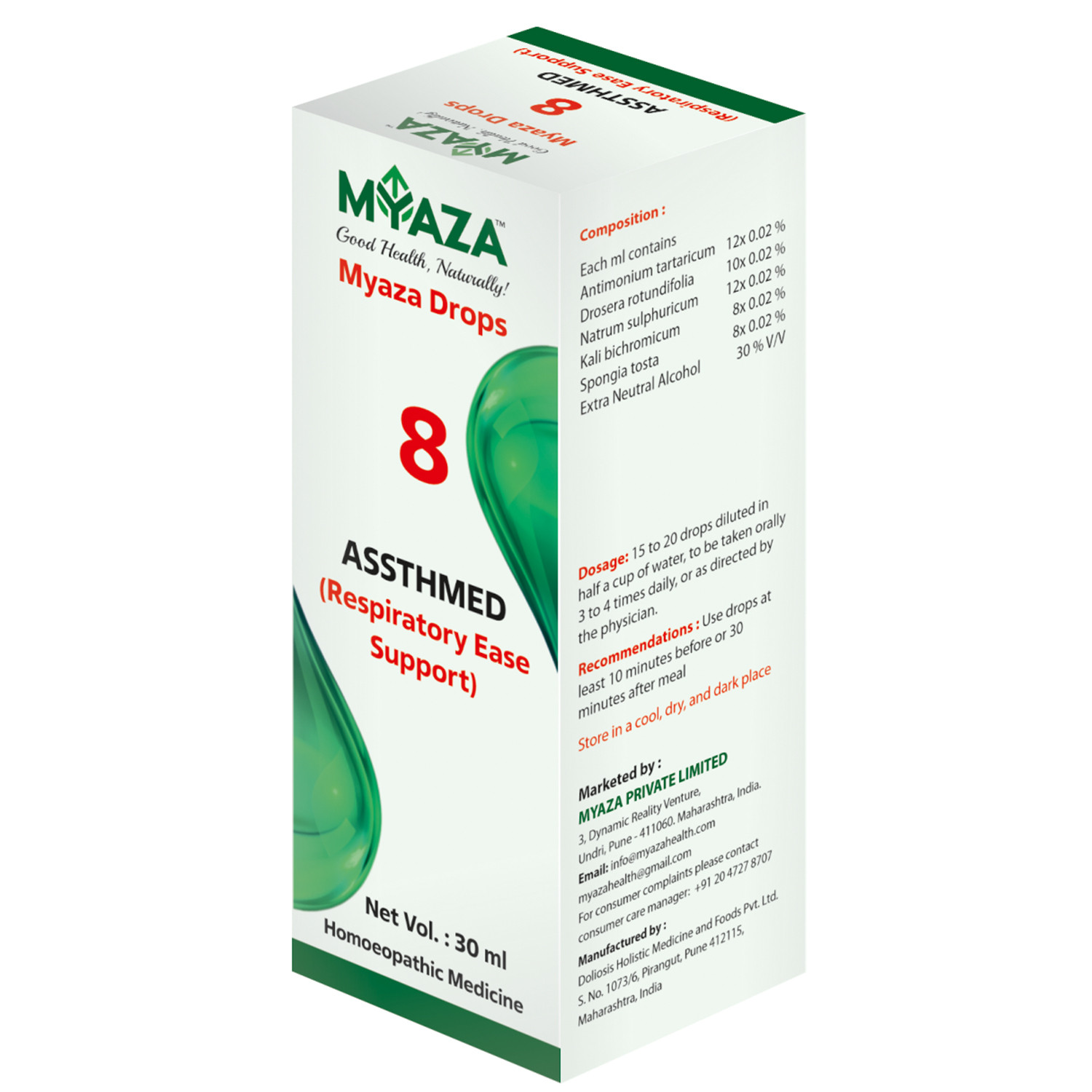 Assthmed - Myaza Drops No. 8